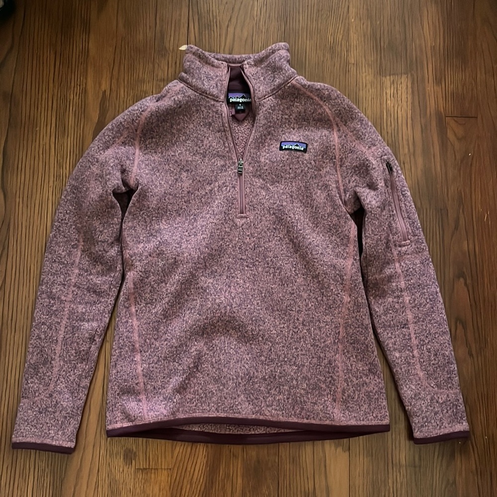 patagonia women’s better sweater quarter zip fleece
